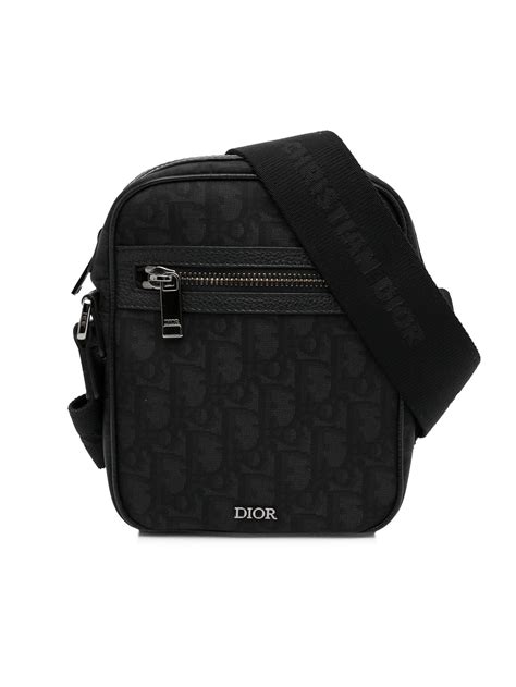 black dior oblique pixel nylon